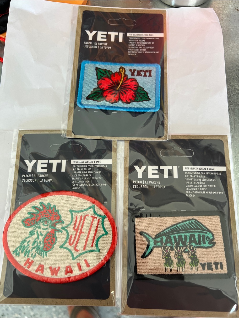 Lot of 3 Hawaii Yeti store exclusives